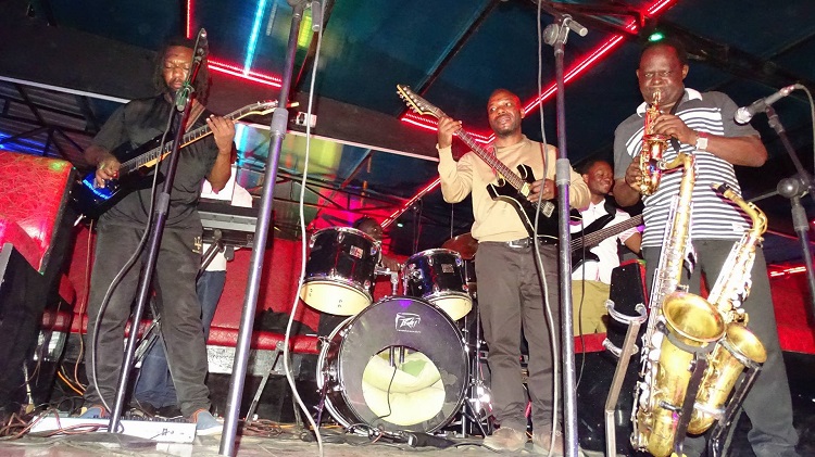 Wednesday Live Band in action Wednesday Live Band in action